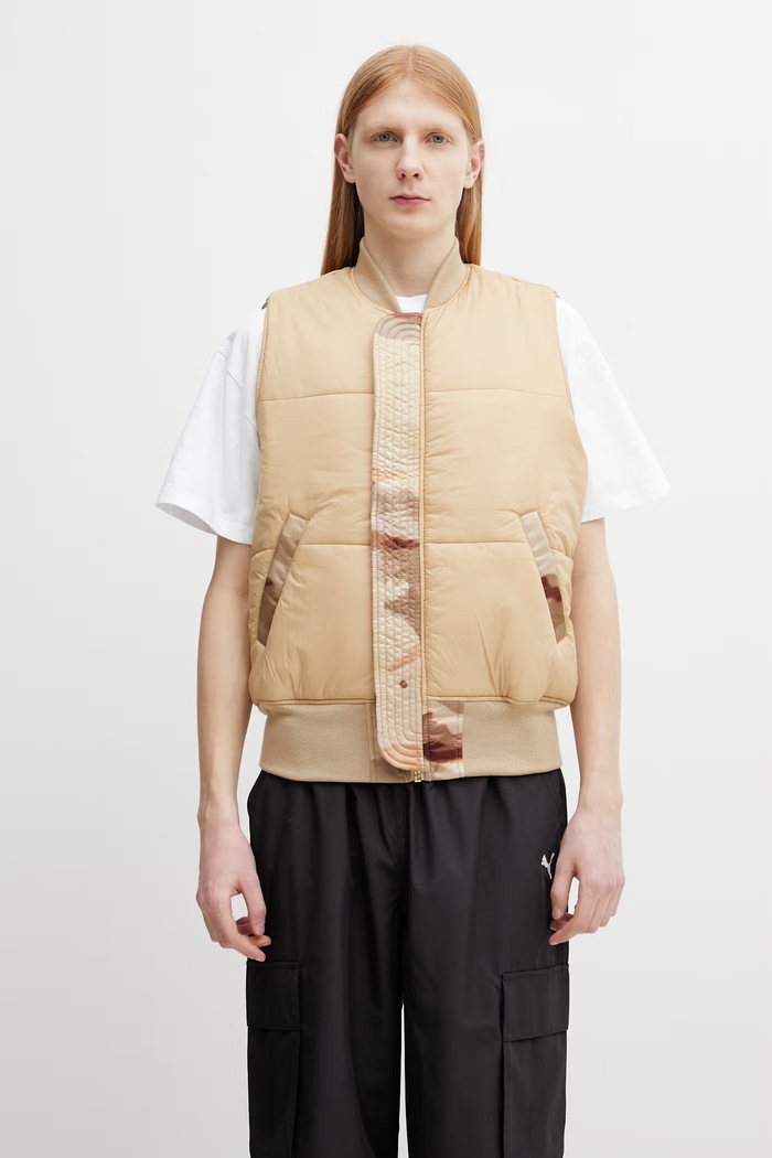 Alpha Industries MA-1 αμάνικο ανδρικό μπεζ 758102C