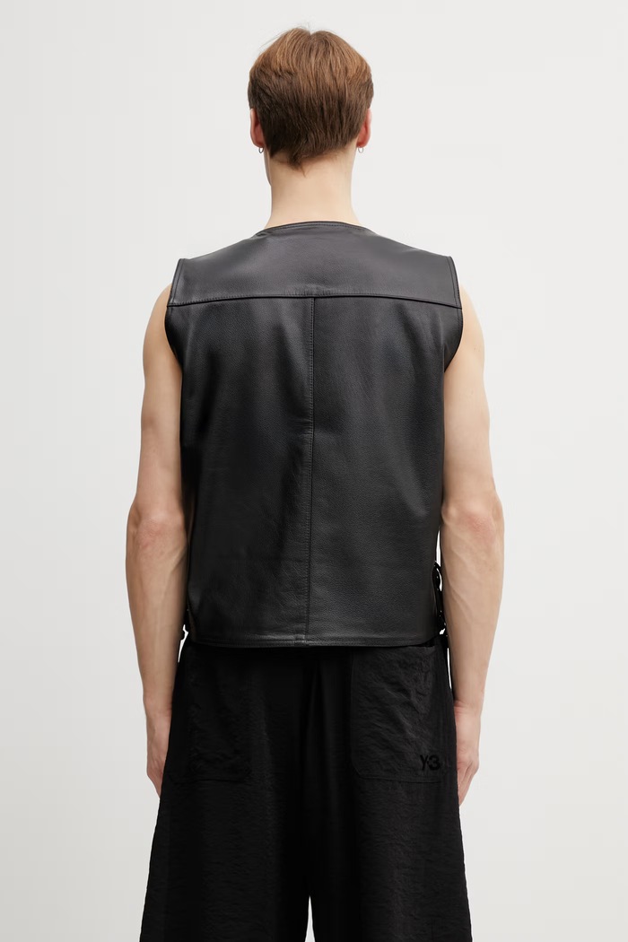 Abbigliamento Alpha Industries gilè in pelle X-Force 266108 nero