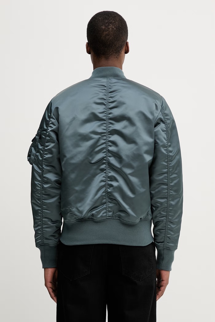 Odzież Alpha Industries MA-1 bomberka męska 756111 niebieski
