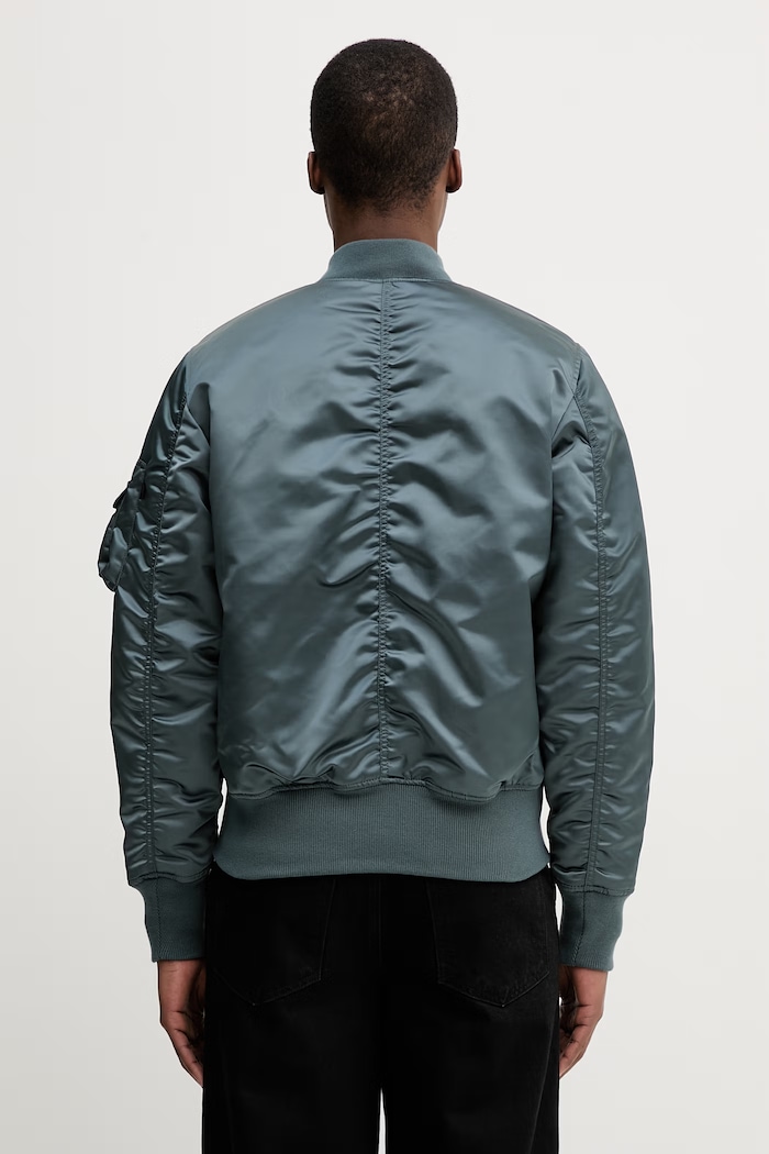 Odzież Alpha Industries MA-1 bomberka męska 756111 niebieski