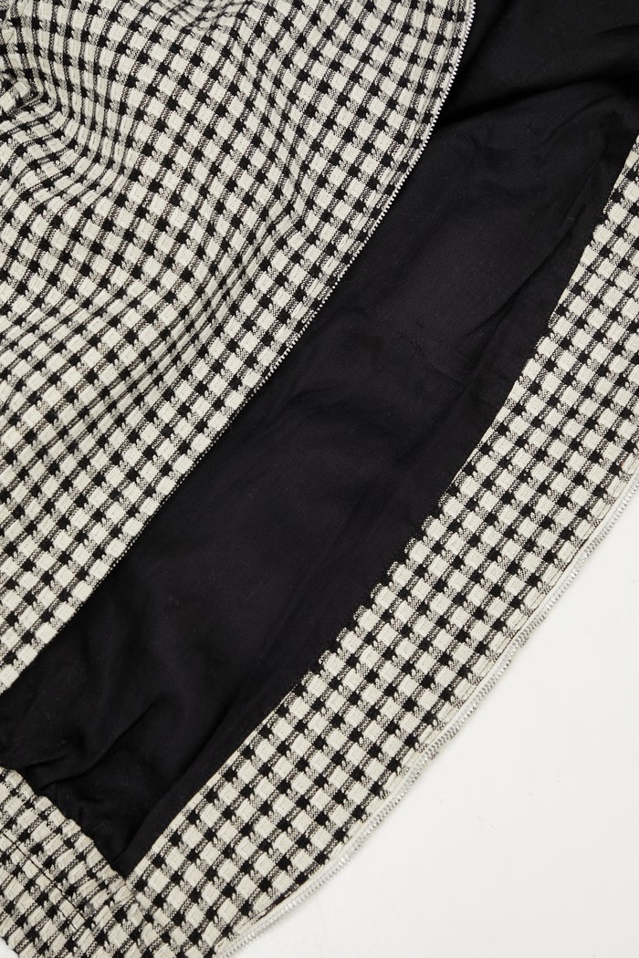 RHUDE Gingham Hamptons giacca di mezza stagione con lana da uomo RHSS26JA01195 beige