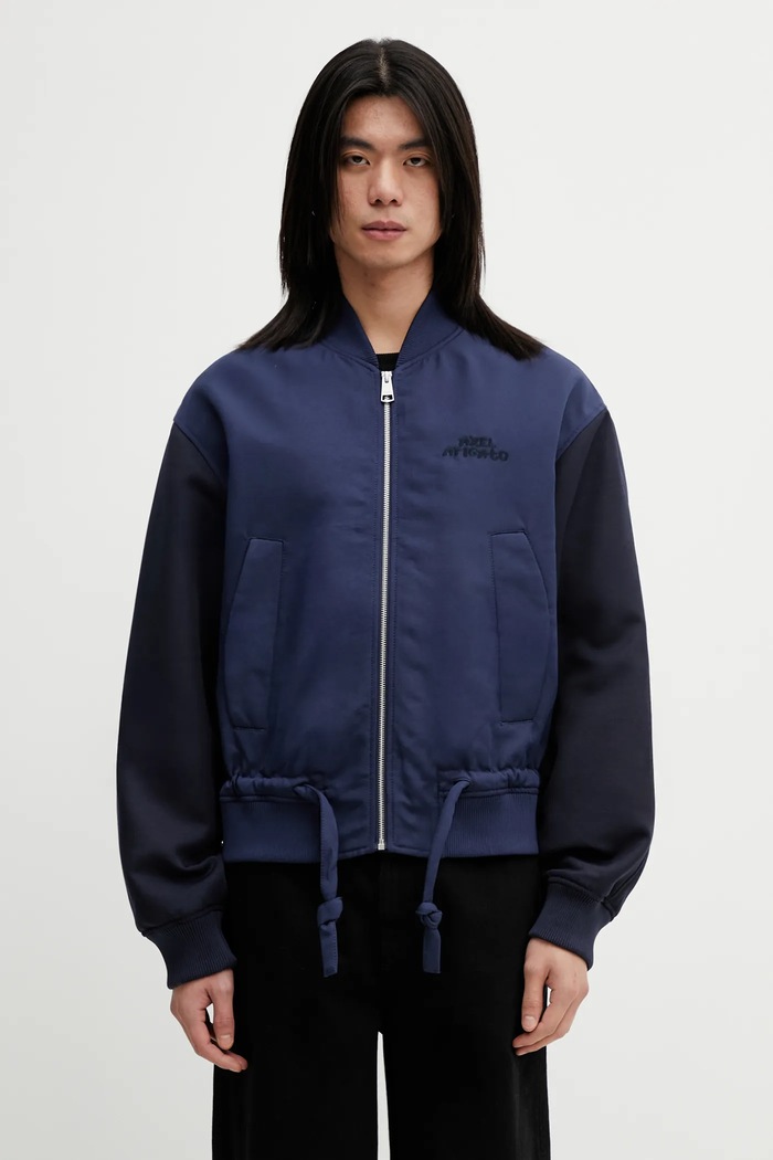 Μπουφάν bomber Axel Arigato Archer Bomber Jacket χωρίς μόνωση σκούρο μπλε A3764004