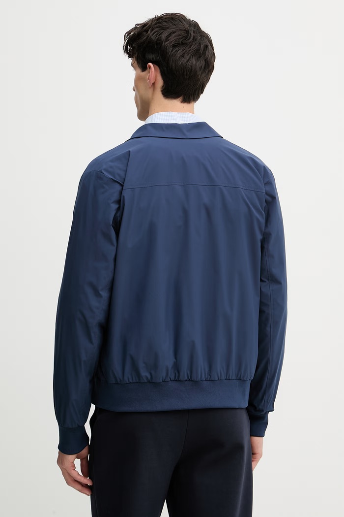 Oblečení Trussardi krátká bunda pánská R025M000049N námořnická modř