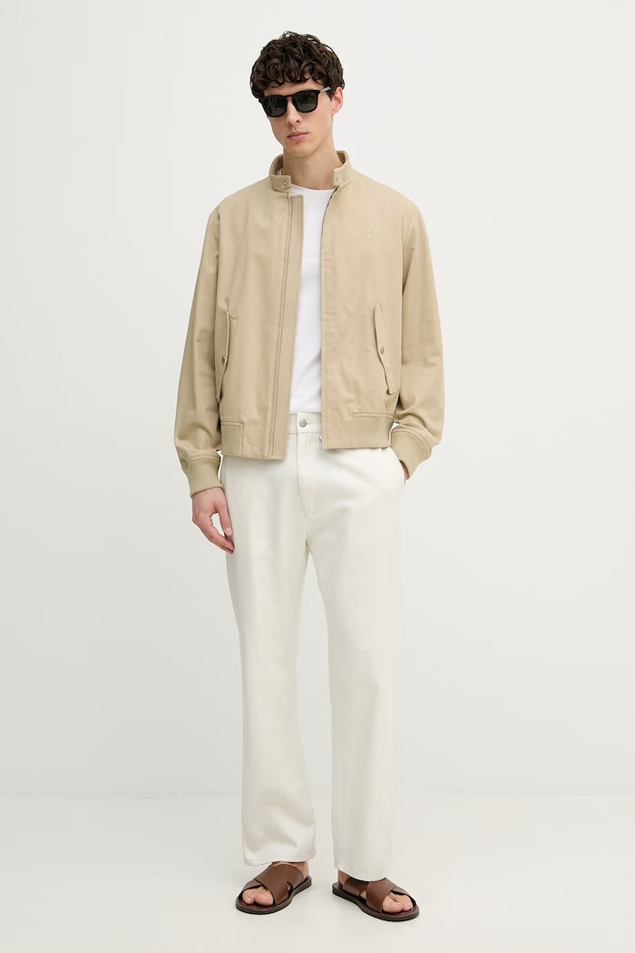 Trussardi jakna moška R027M000051N bež SS26