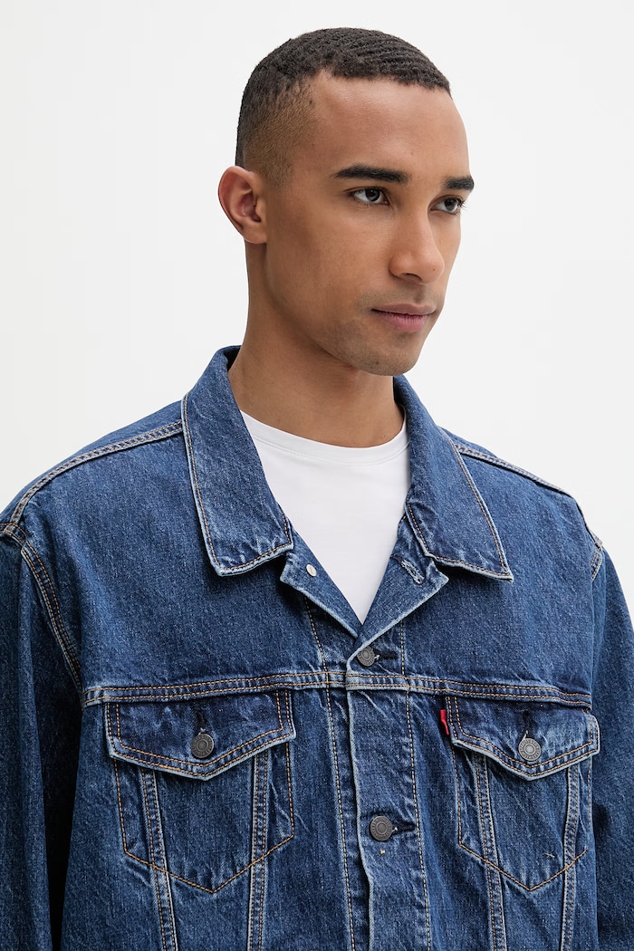 Levi's kurtka męska jeansowa THE TRUCKER JACKET niebieski 72334.0772
