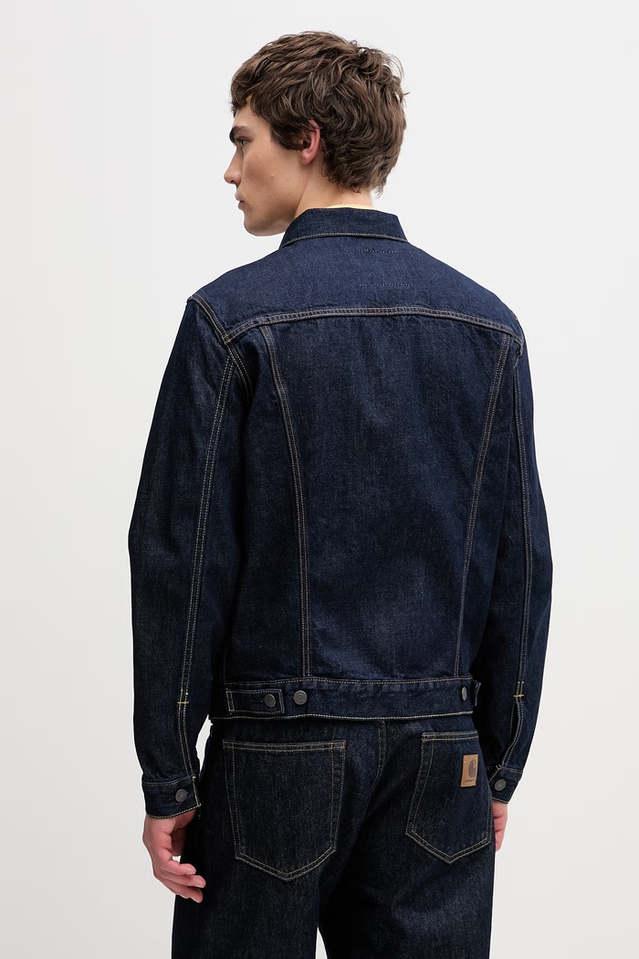 Odzież Levi's kurtka jeansowa męska THE TRUCKER JACKET 72334.0791 granatowy