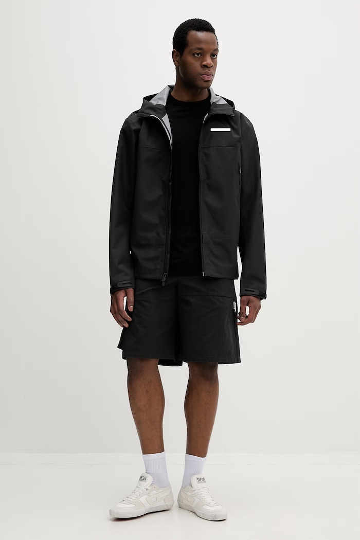 Jakna Heliot Emil SS26PRE.M.02.172.BLK01 črna SS26