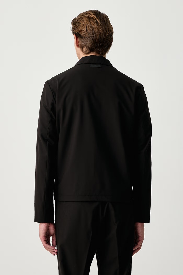 Sisley Krátká bunda pánská 29B3SN04F černá SS26