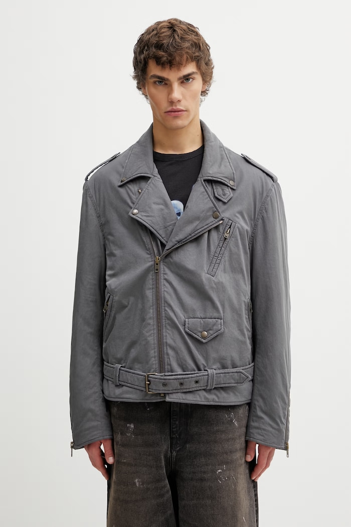 MM6 Maison Margiela biker jacket Men's gray SH0AM0081.M35741.855