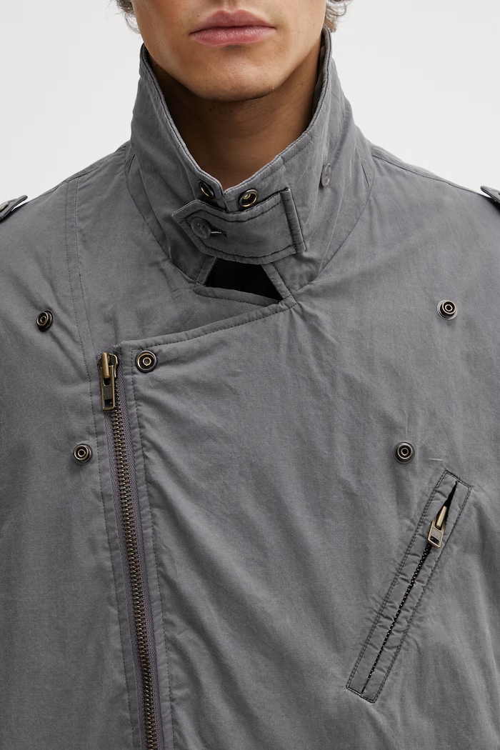 MM6 Maison Margiela biker jacket Men's gray SH0AM0081.M35741.855