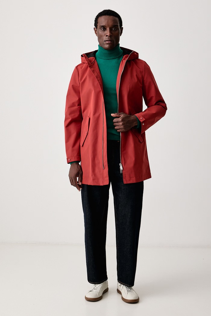 United Colors of Benetton Kurtka męska 23PQUN06M czerwony SS26
