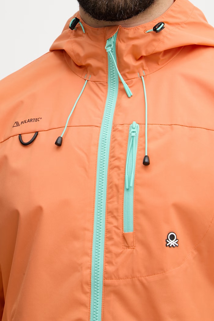 United Colors of Benetton bunda pánska 26VGUN070 oranžová