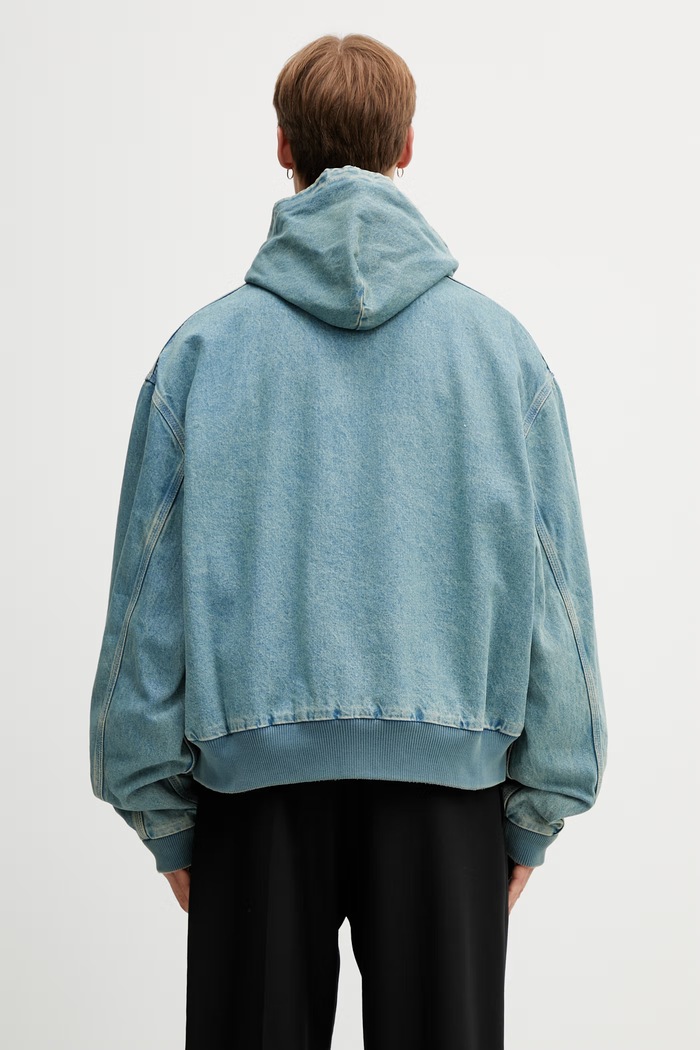 Одежда Vetements Workwear Denim демисезонная куртка из денима для мужчин ME76DJ061N1 голубой