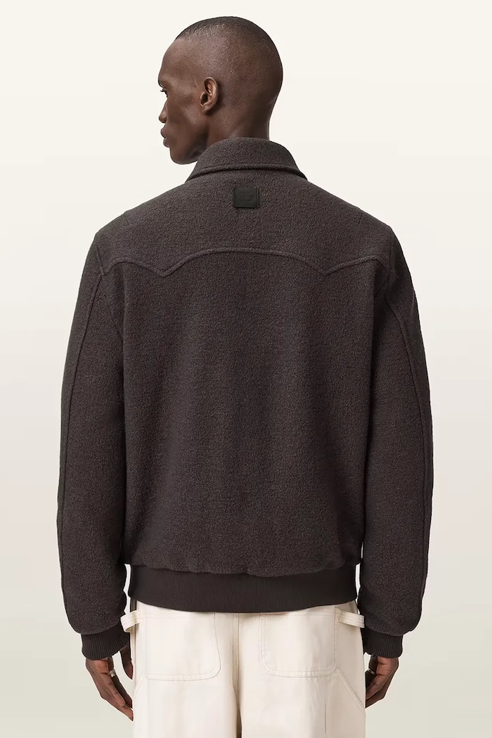 AllSaints geacă bomber Bărbați ROYCE M013OE maro SS26