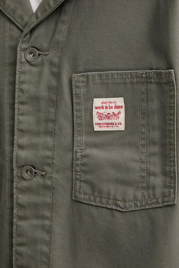 Levi's jacheta de bumbac UPDATED TO BROADWAY x WORKWEAR 003B0.0004 verde