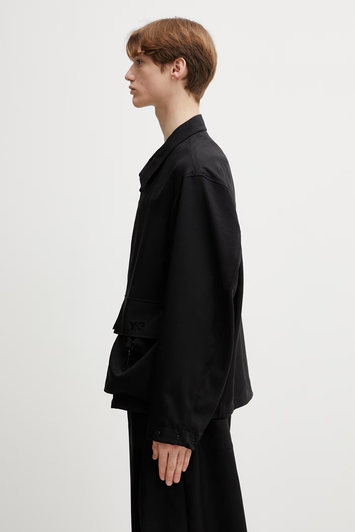 Μπλούζα Y-3 UNI SU BLOUSON KS7648 μαύρο SS26