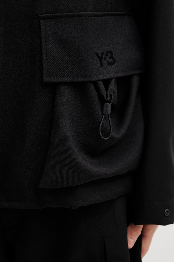 Μπλούζα Y-3 UNI SU BLOUSON μαύρο KS7648