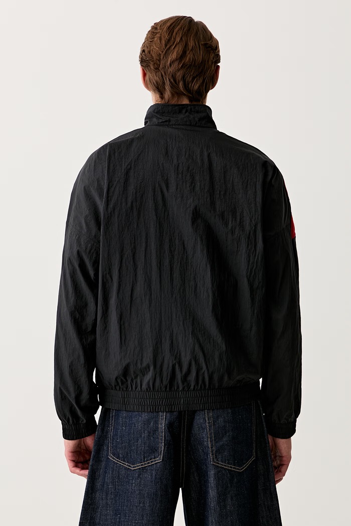 Oblečenie adidas Originals bunda pánska ARCH TT KD4069 čierna