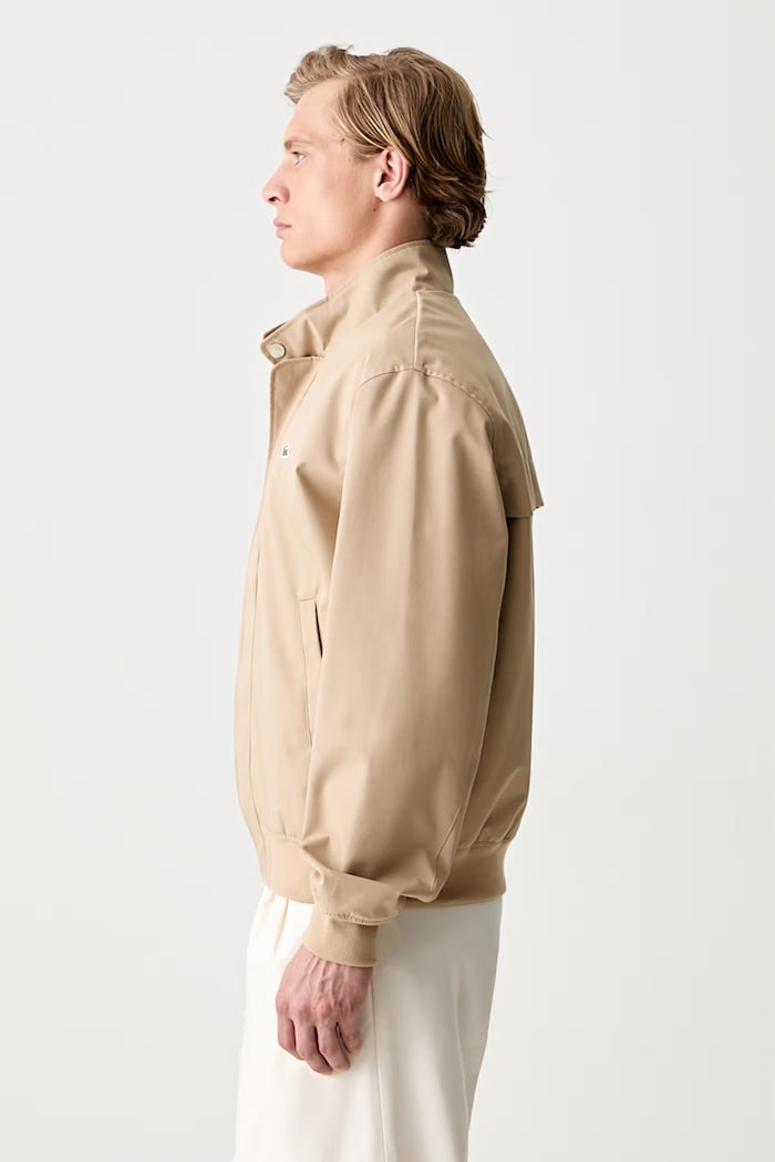 Lacoste transitional jacket with cotton Men's BH1349 beige SS26