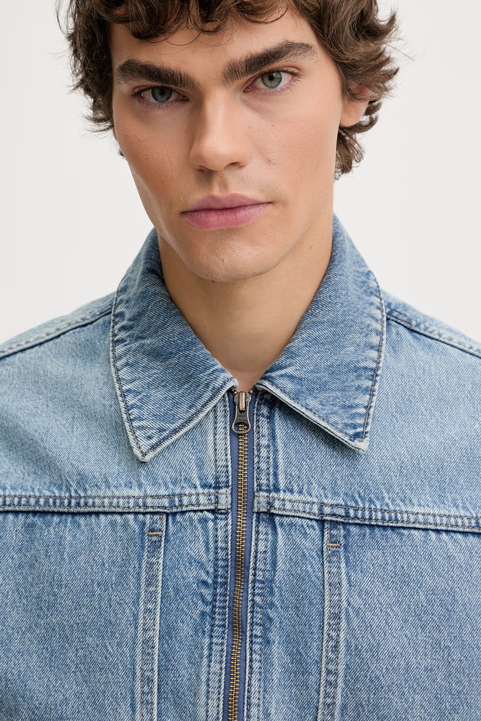 Levi's geacă jeans JAANAI JACKET albastru 005AK