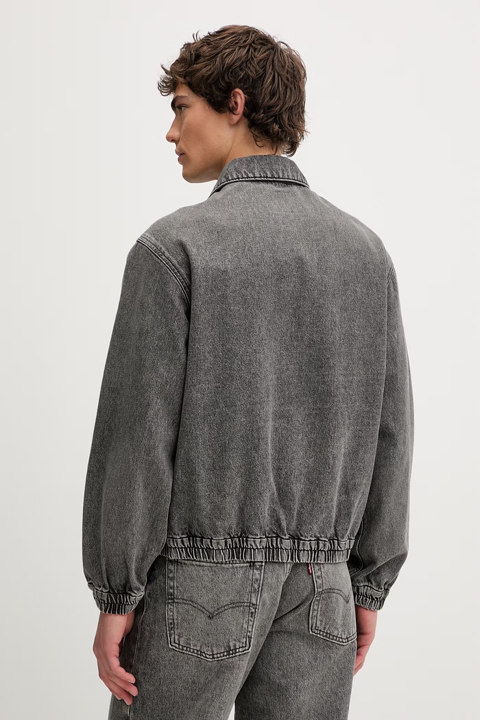 Îmbrăcăminte Levi's geacă jeans JAANAI JACKET 005AK gri