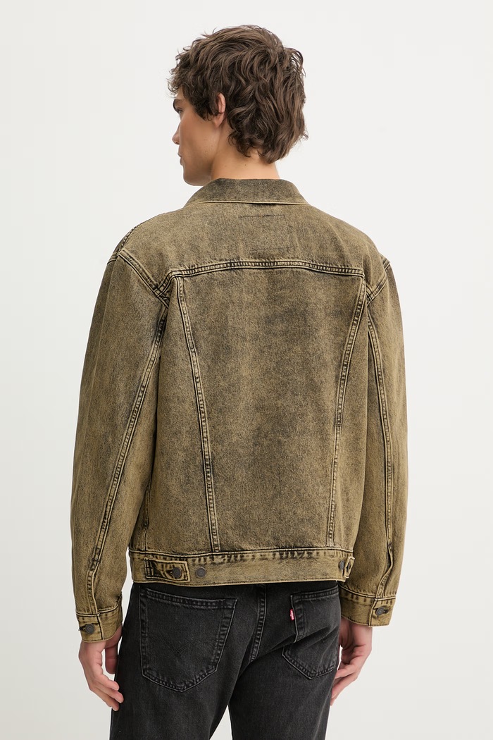 Oblečenie Rifľová bunda Levi's THE JACKET 72334.0783 žltá