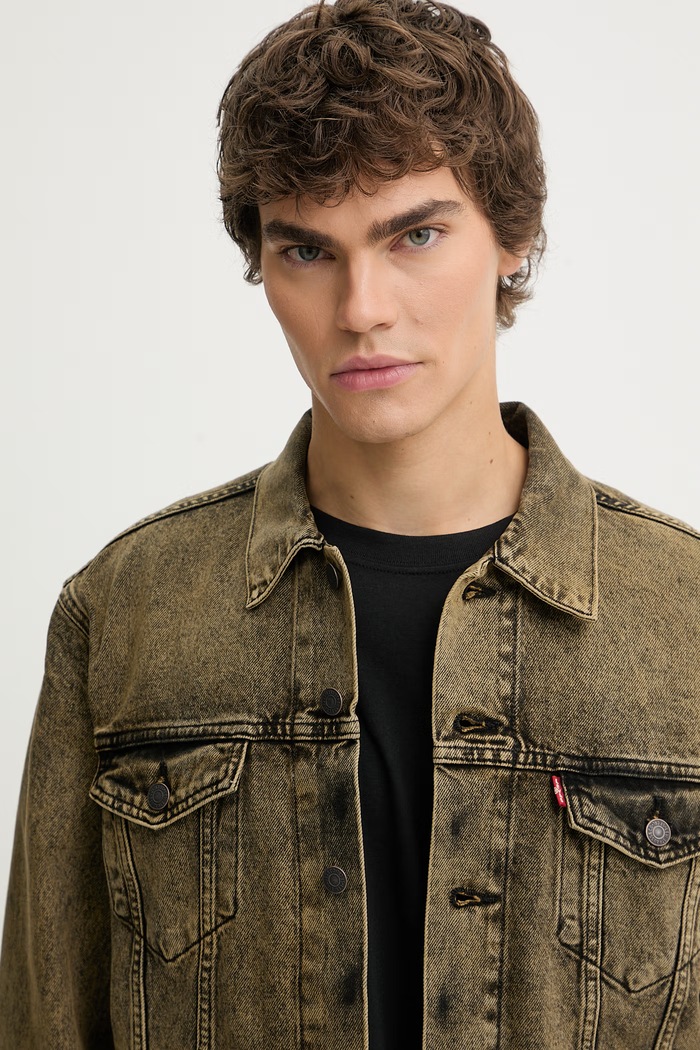 Rifľová bunda Levi's THE JACKET žltá 72334.0783