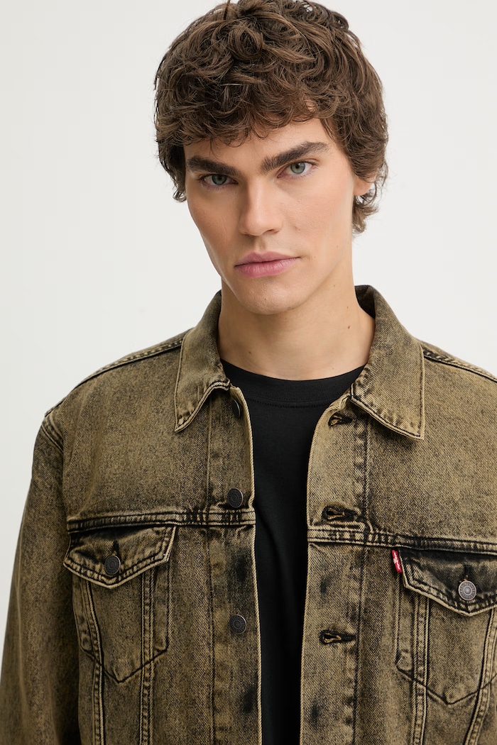 Rifľová bunda Levi's THE JACKET žltá 72334.0783