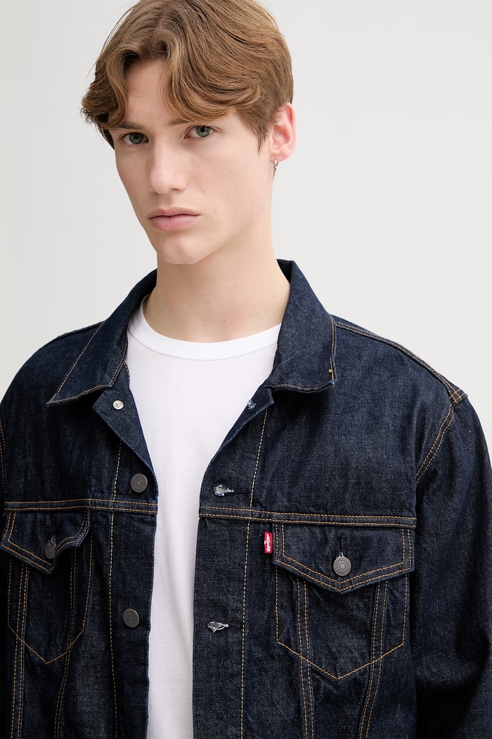 Levi's geacă jeans RELAXED FIT bleumarin A5782.0083