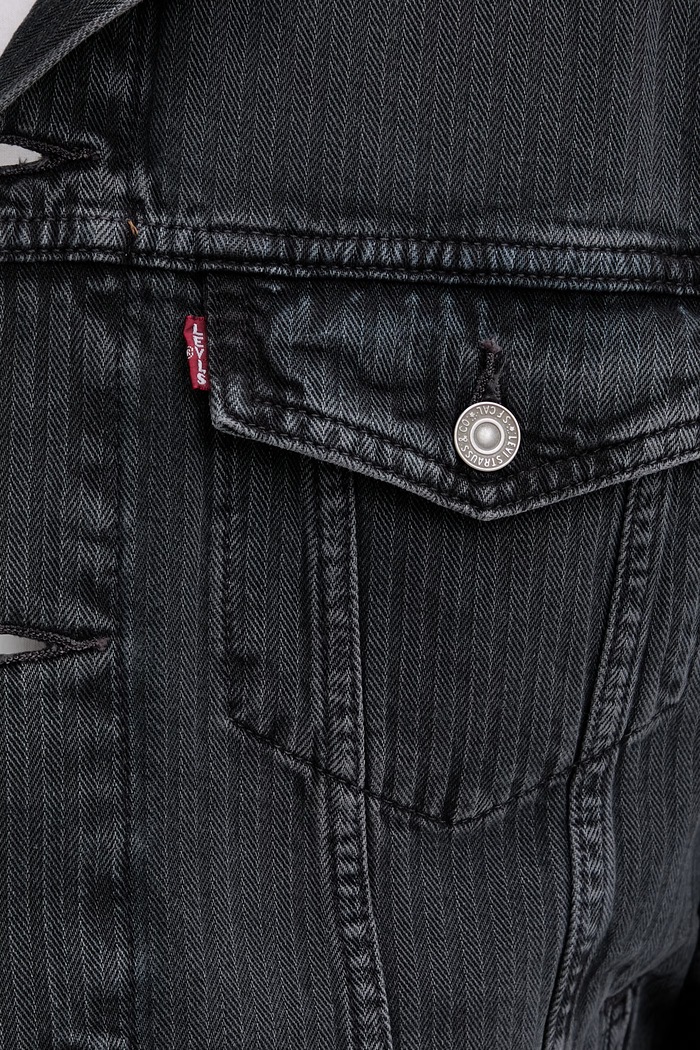Levi's kurtka jeansowa RELAXED FIT A5782.0086 czarny