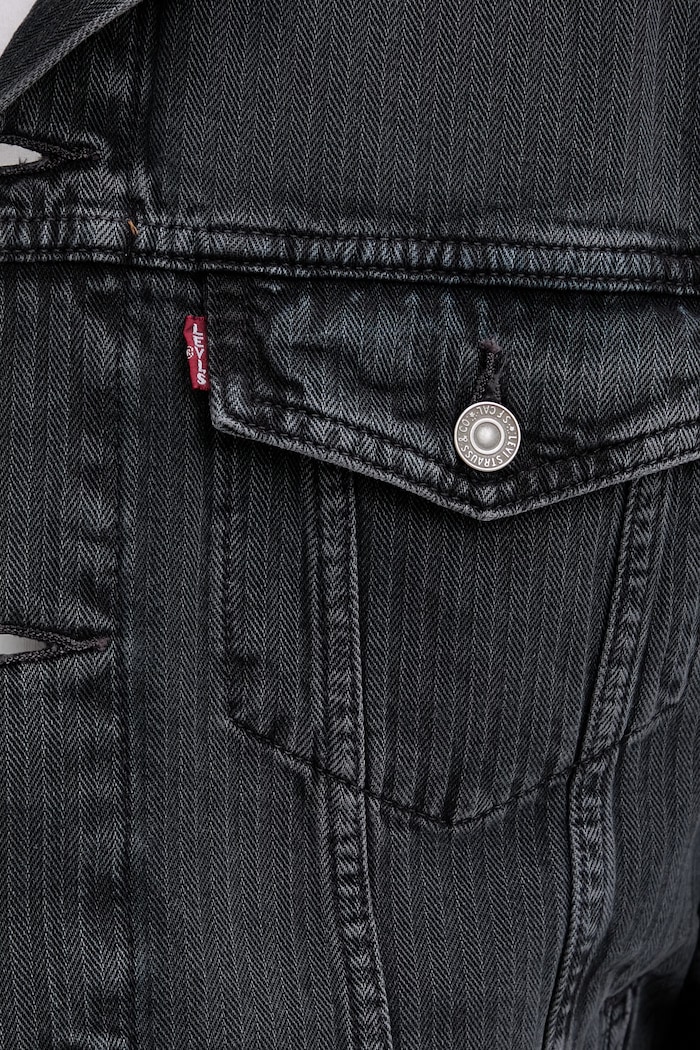 Levi's kurtka jeansowa RELAXED FIT A5782.0086 czarny