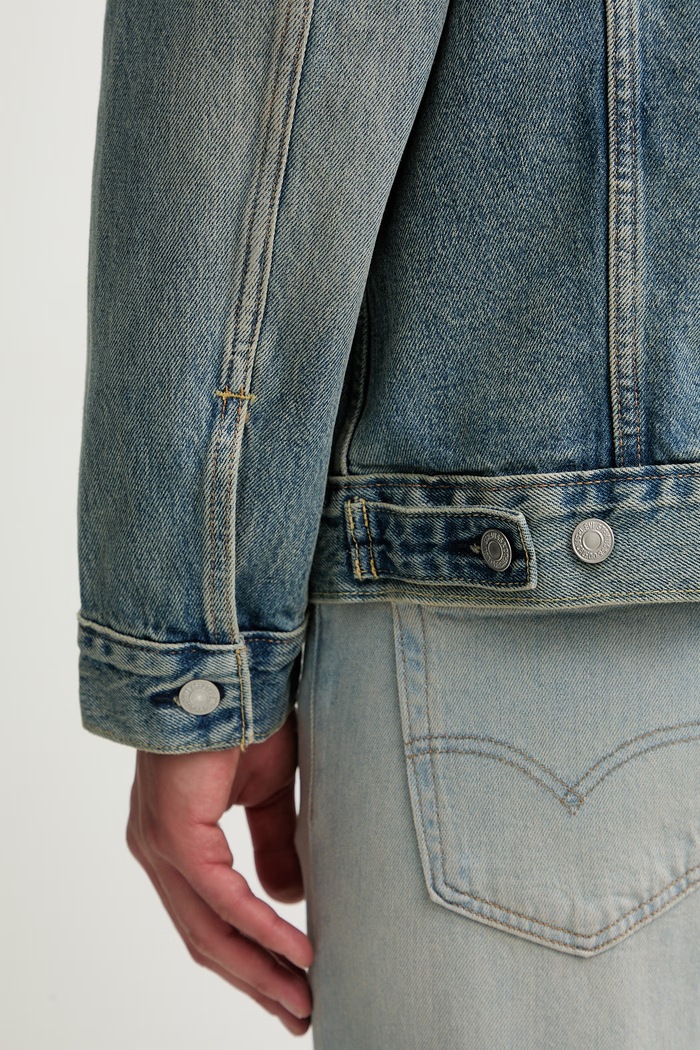 Levi's geacă jeans RELAXED FIT A5782.0091 albastru