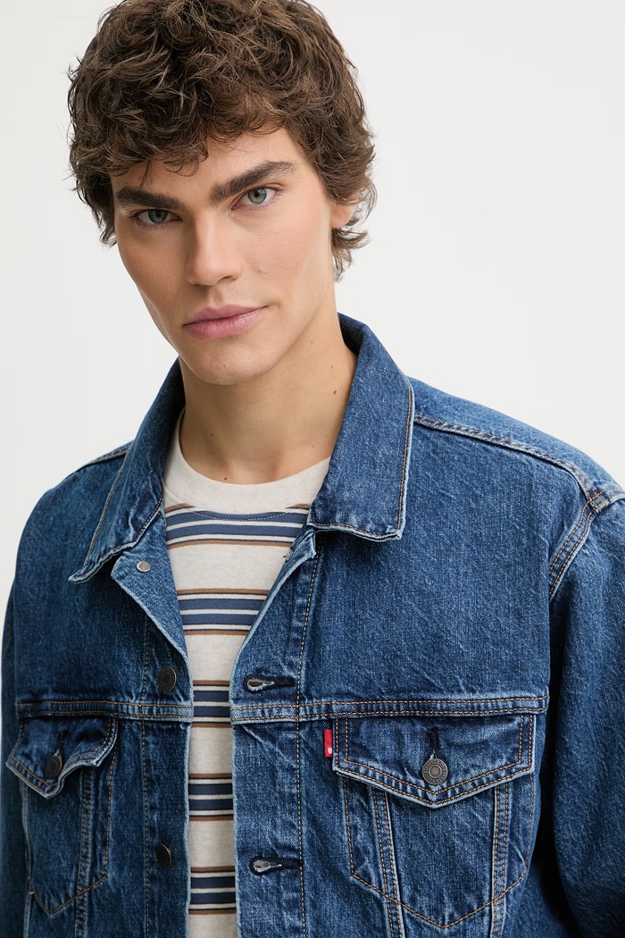 Levi's geacă jeans RELAXED FIT albastru A5782.0104