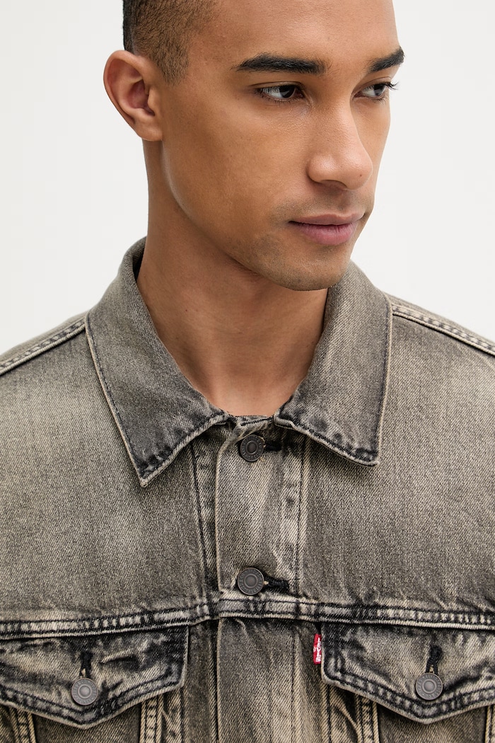 Levi's jachetă pentru bărbați RELAXED FIT gri A5782.0111