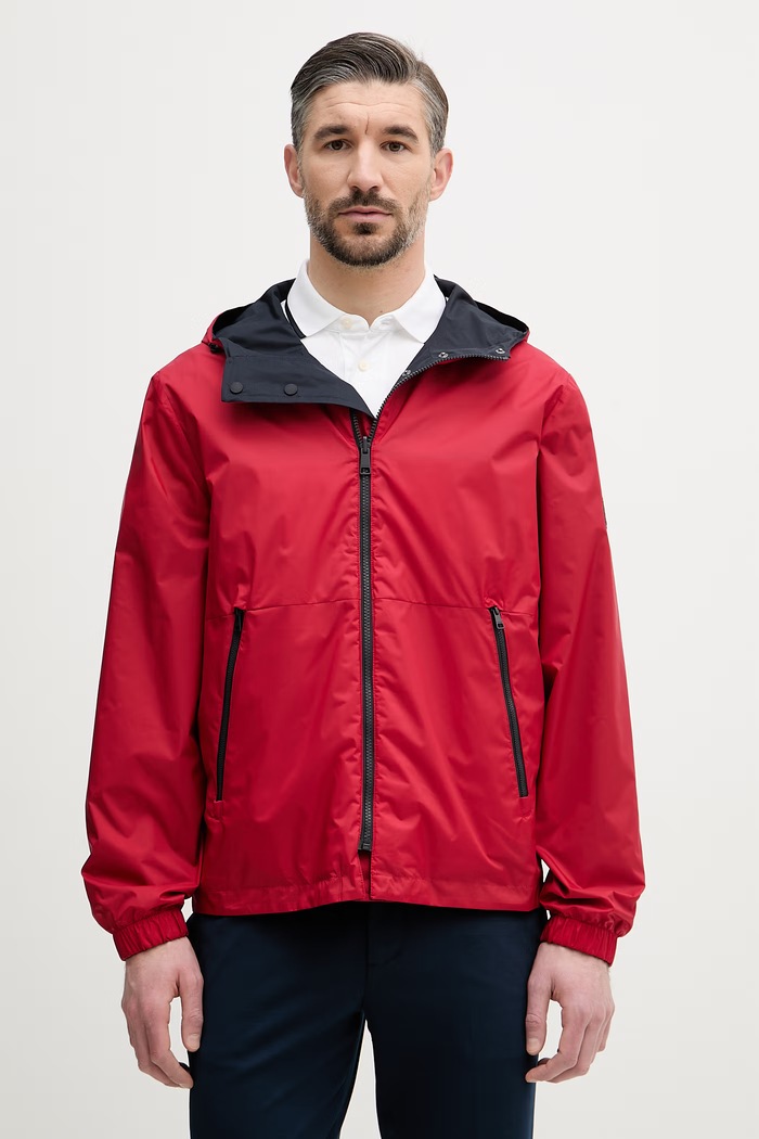 Tommy Hilfiger krátka bunda pánska MW0MW42506 tmavomodrá SS26