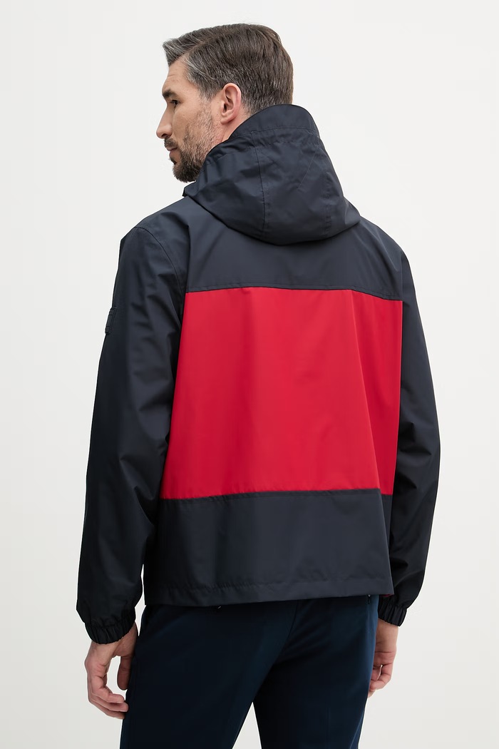 Tommy Hilfiger krátka bunda pánska tmavomodrá MW0MW42506