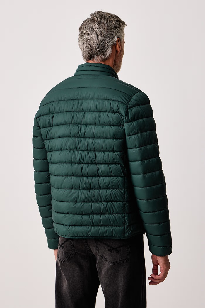 Odzież U.S. Polo Assn. Kurtka męska LIGHTWEIGHT BOUND QUILTED MUP3905 zielony