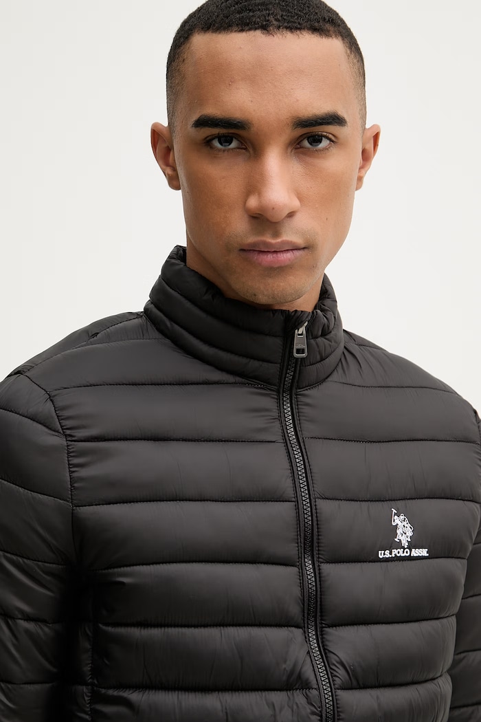 U.S. Polo Assn. jachetă bărbați LIGHTWEIGHT BOUND QUILTED negru MUP3905