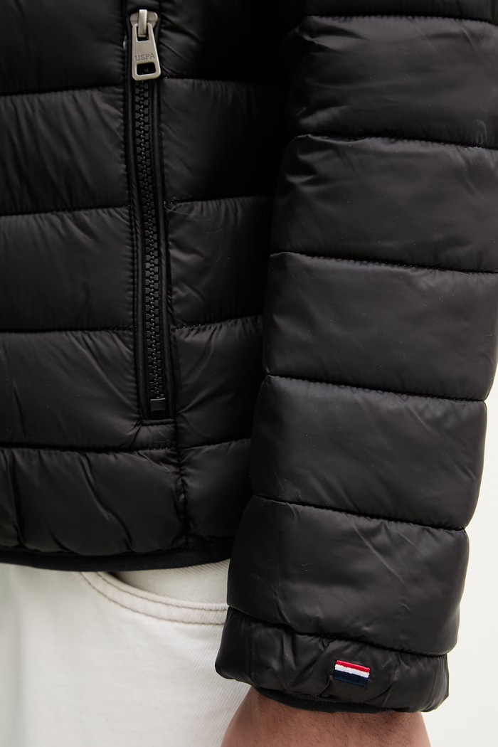 U.S. Polo Assn. jachetă bărbați LIGHTWEIGHT BOUND QUILTED MUP3905 negru