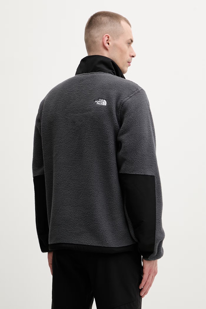 Îmbrăcăminte The North Face hanorac din polar pentru bărbați Yumiori Off Peak NF0A8FKPMN81 gri