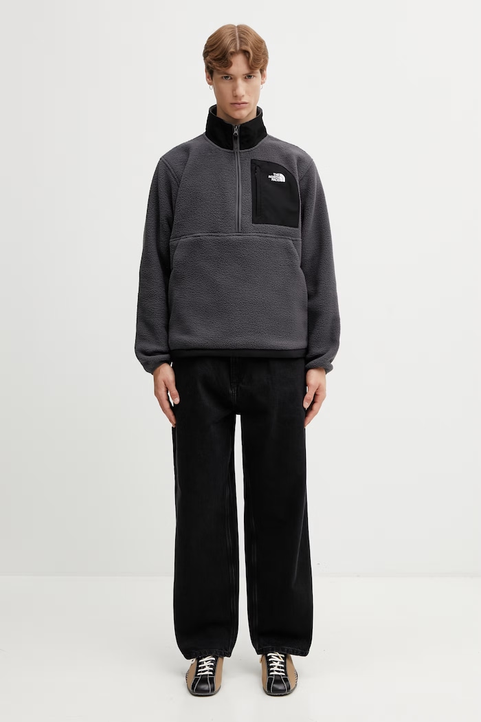 The North Face Yumiori Off Peak bluza polarowa męska NF0A8FKPMN81 szary