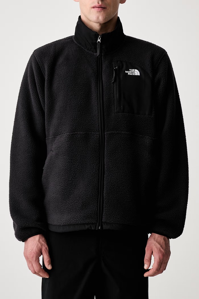 The North Face Yumiori Off Peak rozepínací mikina fleecová pánská černá NF0A8FKNJK31