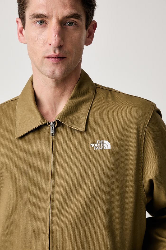 The North Face Twill krótka kurtka bawełniana męska zielony NF0A8G992EL1