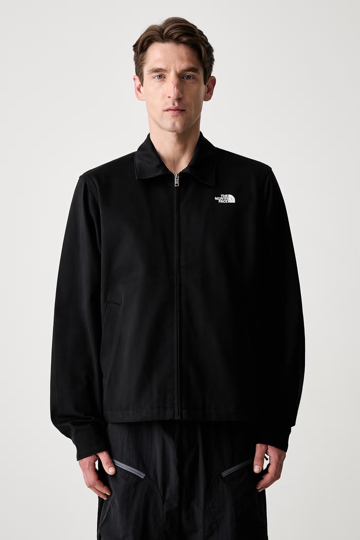 The North Face Twill krótka kurtka bawełniana męska czarny NF0A8G99JK31