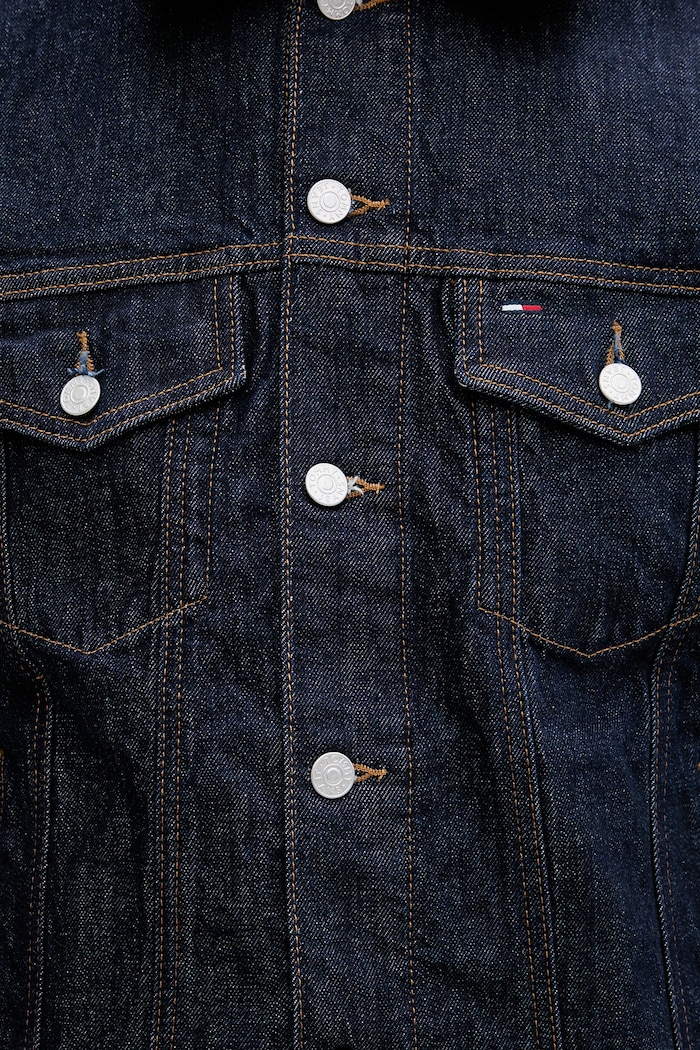 Tommy Jeans kurtka jeansowa męska jeansowa DM0DM22984 granatowy