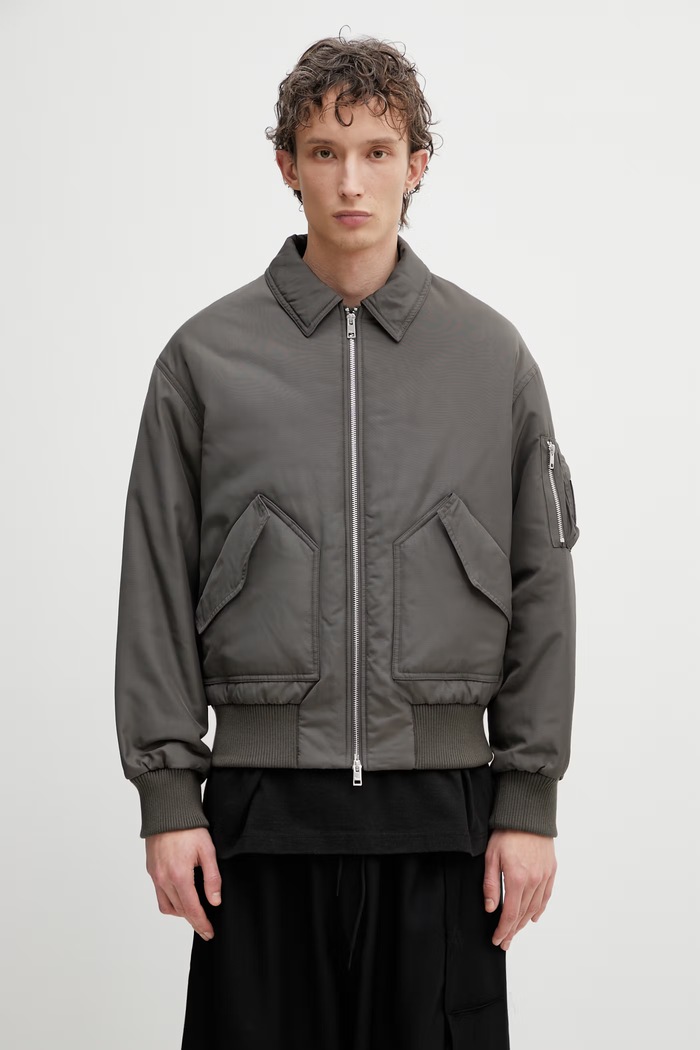 Maison Kitsuné Bomber яке мъжко зелен QM02206WQ4079