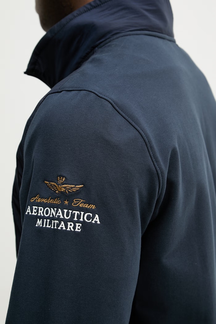 Μπουφάν Aeronautica Militare AF0520UF00674 σκούρο μπλε