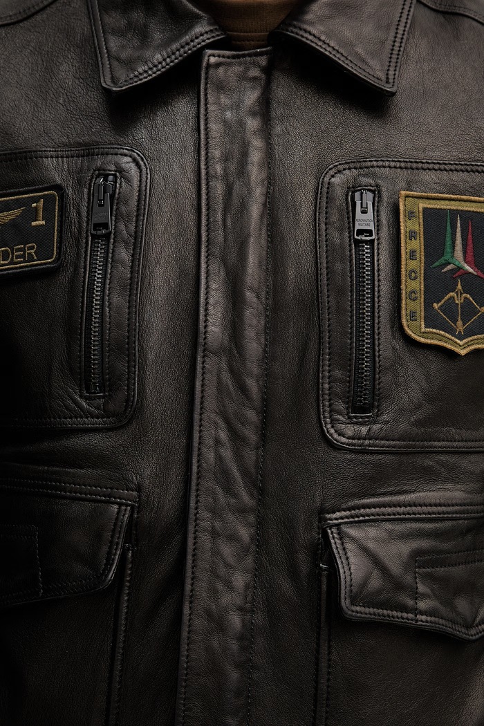 Aeronautica Militare kurtka skórzana PN5058U100839