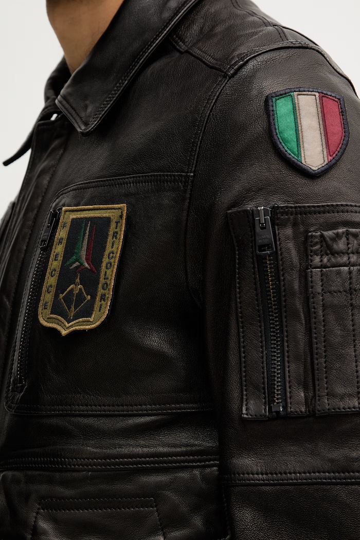 Aeronautica Militare kurtka skórzana PN5058U100839