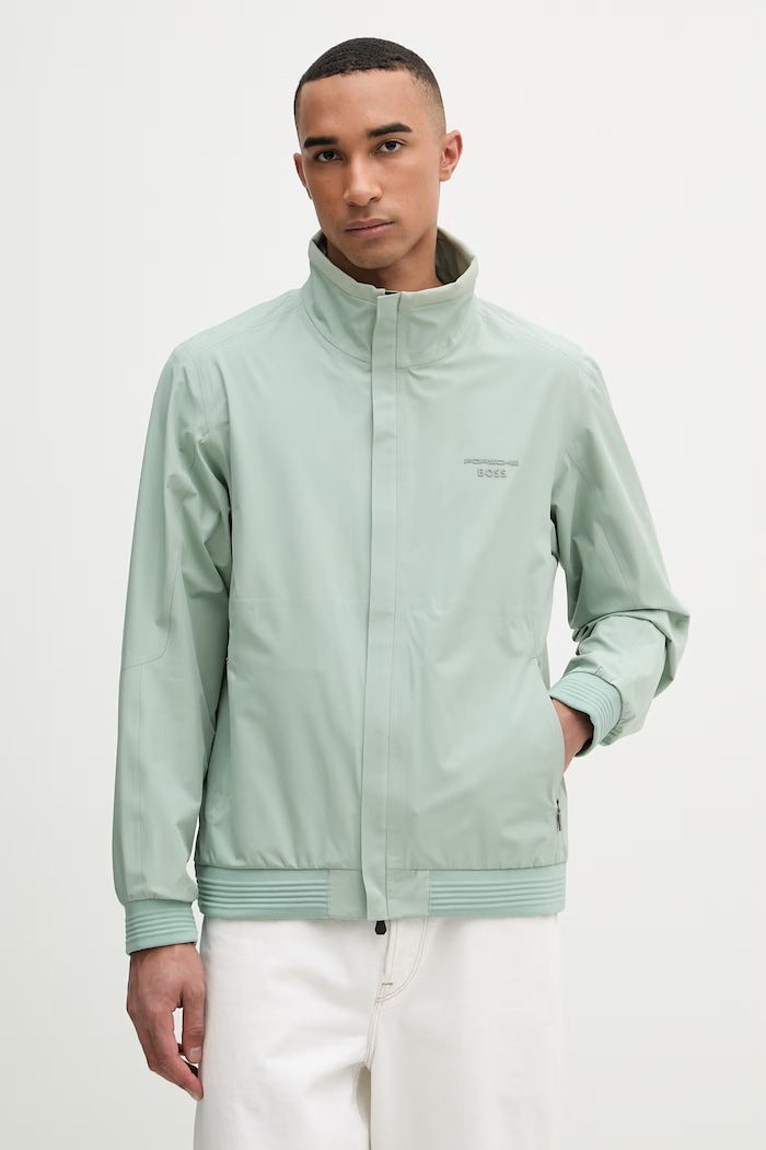 BOSS Green jachetă pentru bărbați BOSS X PORSCHE verde 50560045